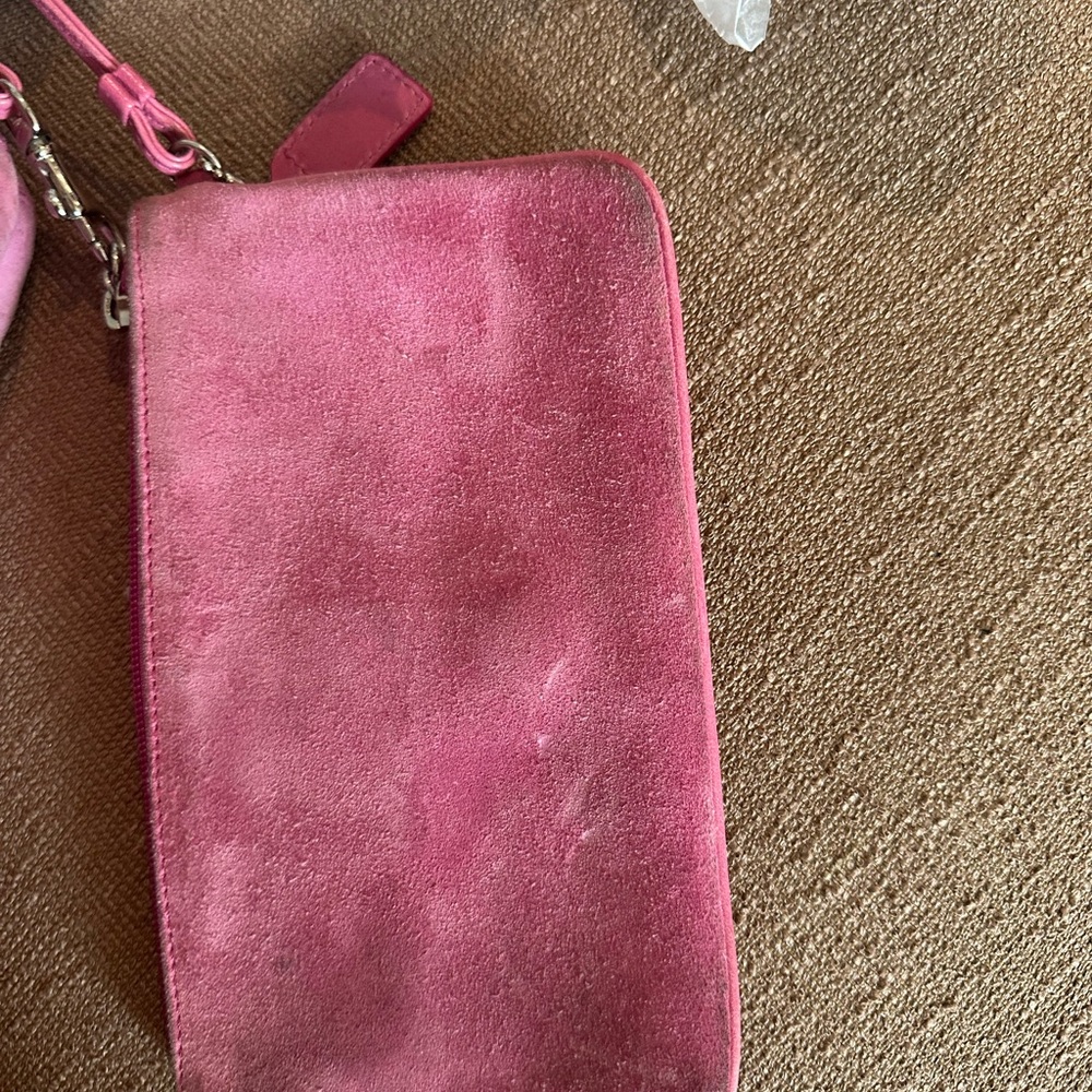 Vintage coach bag, beautiful suede - Picture 10 of 10